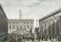 Провозглашение первой Римской республики на площади Пьяцца дель-Кампидольо. Рим (Италия). 15 февраля 1798