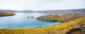 Озеро в кальдере вулкана Немрут (Турция)