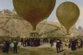 Жюль Дидье. Отправление Леона Гамбетта на воздушном шаре из осаждённого Парижа 7 октября 1870. Ок. 1871