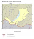 Ильмовая падь на карте Республики Бурятия