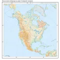 Полуостров Лабрадор на карте Северной Америки
