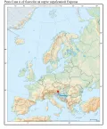 Река Сава и её бассейн на карте зарубежной Европы