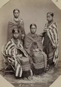 Кхаси. Женщины в традиционном костюме