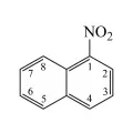 Структурная формула 1-нитронафталина