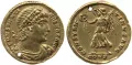 Солид Константина I Великого, золото. Константинополь. 335–336