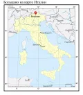 Больцано на карте Италии