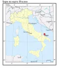 Бари  на карте Италии