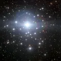 Звёзды различного блеска в созвездии Большой Пёс