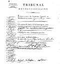 Постановление Революционного трибунала о казни эбертистов. Март 1794