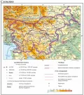 Общегеографическая карта Словении