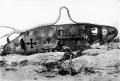 Танк Mark IV английского производства, захваченный германцами и уничтоженный в бою артиллерией союзников. 1917–1918