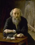 Николай Ярошенко. Портрет Н. Н. Ге. 1890