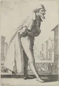 Жак Калло. Кассандр. Лист из серии «Три Панталоне». 1618–1620.