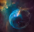 Эмиссионная туманность Пузырь (NGC 7635), HST