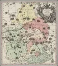 Маттеус Зойтер. Карта Баварии. 1750