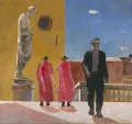 Александр Дейнека. Улица в Риме. 1935
