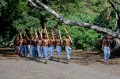 Ни-вануату. Парад Армии Танны движения Джона Фрума