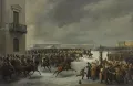Василий Тимм. Лейб-гвардии Конный полк во время восстания 14 декабря 1825 года на Исаакиевской площади. 1853