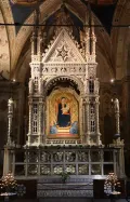 Андреа Орканья. Киворий. 1359. Церковь Орсанмикеле, Флоренция