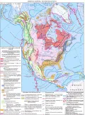 Северная Америка. Тектоническая карта