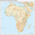 Река Руфиджи и её бассейн на карте Африки