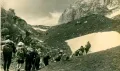 Белореченский перевал. Всесоюзный туристский маршрут № 30 «Через горы к морю». 1950-е гг.