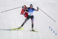Тереза Йохауг празднует победу в 30-километровой гонке на Олимпийских зимних играх в Пекине. 2022