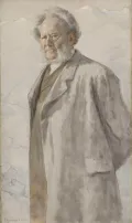 Эрик Вереншёлль. Портрет поэта Генрика Ибсена. 1895