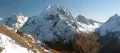 Одна из вершин Главного хребта Большого Кавказа Домбай-Ульген (4046 м – высшая точка Абхазии)