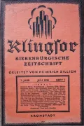 Журнал Klingsor. 1930. № 7. Обложка