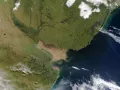 Залив Ла-Плата. Вид из космоса