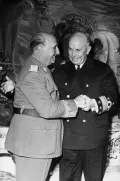 Генерал Франко и президент Португалии Томаш. Мадрид. 1961