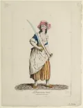 Женщина санкюлотов. Ок. 1792 