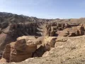 Каньон реки Чарын. Эродированные терригенно-карбонатные отложения миоцена (Алма-Атинская область, Казахстан)