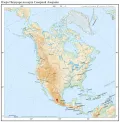 Озеро Пацкуаро на карте Северной Америки