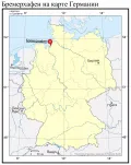Бремерхафен на карте Германии