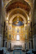 Мозаики в апсиде собора Санта-Мария-Нуова, Монреале (Сицилия). 1180–1194