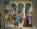 Беноццо Гоццоли. Святой Августин прибывает в Медиолан. Фрагмент фрескового цикла о житие святого Августина в хоре церкви Сант-Агостино в Сан-Джиминьяно. 1464–1465