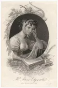 Портрет Марии Эджуорт. Гравюра по рисунку Уильяма Маршалла Крэйга. 1808