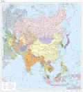 Политическая карта Азии