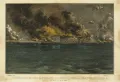 Бомбардировка крепости Форт-Самтер в гавани Чарлстона