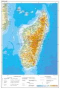 Общегеографическая карта Мадагаскара