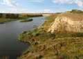 Река Ишим (Ишимская равнина, Казахстан)