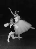 Иветт Шовире и Рудольф Нуреев в балете «Жизель». 1962