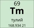 Тулий. Химический элемент