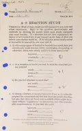 Первая страница теста «Изучение реакций A–S». Авторы Гордон Уиллард Олпорт, Флойд Генри Олпорт. 1928