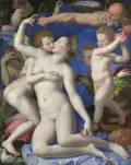Аньоло Бронзино. Аллегория с Венерой и Купидоном. Ок. 1545