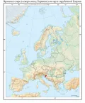 Вранское озеро (северо-запад Хорватии) на карте зарубежной Европы