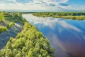 Река Ветлуга весной (Республика Марий Эл, Россия)