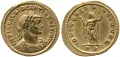 Ауреус Диоклетиана, золото. Рим. 284–305